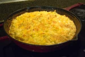 Skillet Macaroni and Cheese Delicious and easy to make skillet macaroni and cheese.